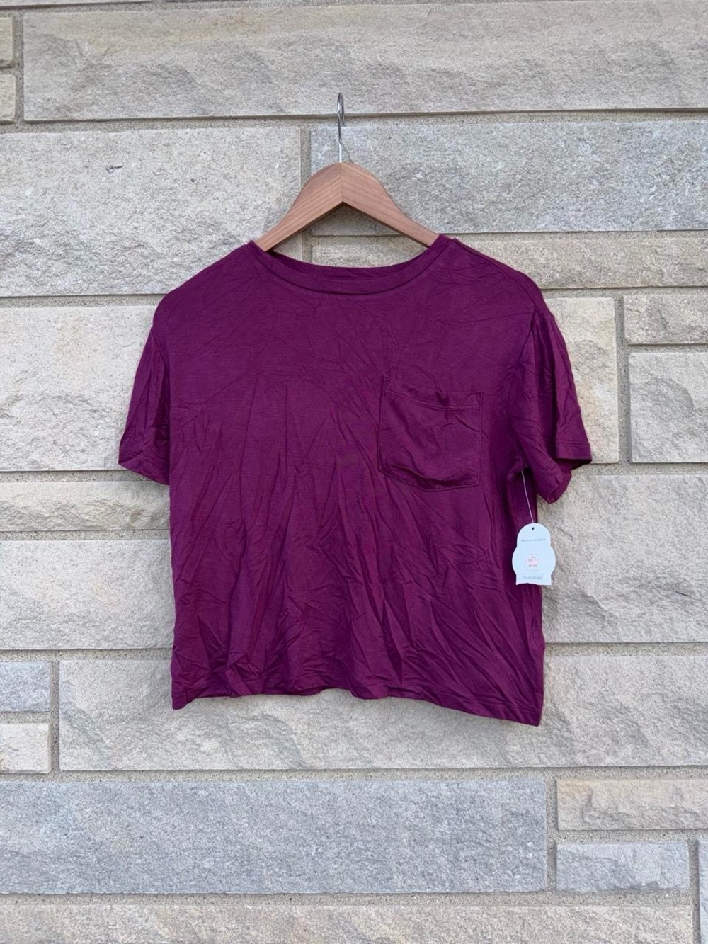 Girls wonder nation maroon shirt size large 10/12